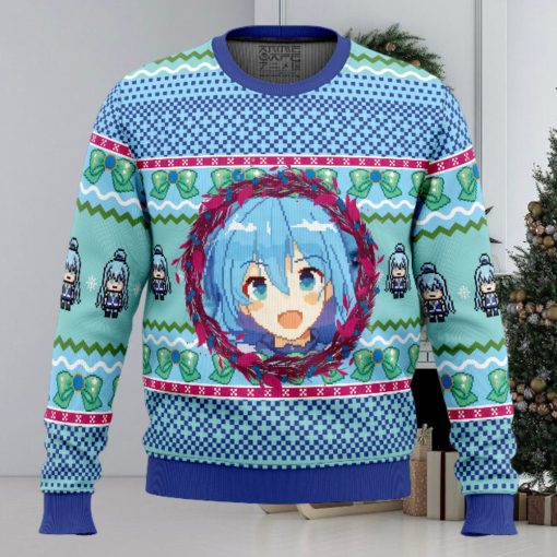 Aqua KonoSuba Ugly Christmas Sweater