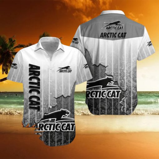 Arctic Cat Logo Broken Wall Printed 3D Hawaiian Shirt For Fans