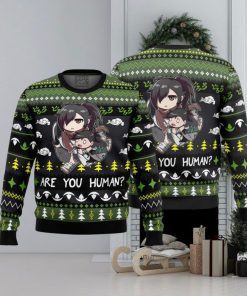 Are You Human Dororo Ugly Christmas Sweater