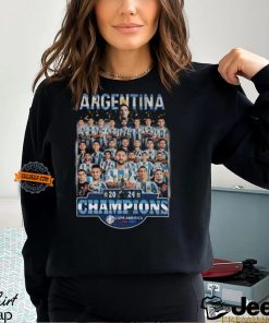 Argentina 2024 Champions Copa America USA 2024 T Shirt