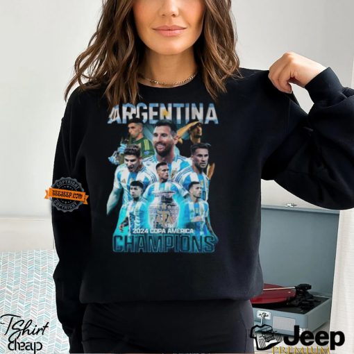 Argentina 2024 Copa America Champions T Shirt