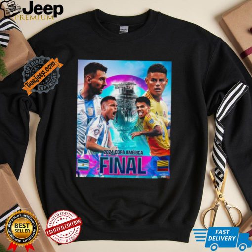 Argentina vs Colombia 2024 Copa America Final Is Set Shirt