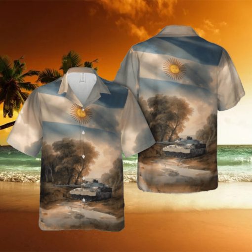Argentine Army TAM 2C main battle medium tank Hawaiian Shirt