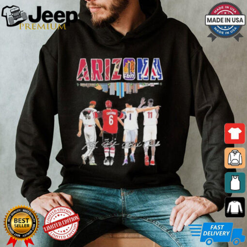 Arizona 2024 Bumgarner Chychrun Booker and Ballo Signatures Shirt