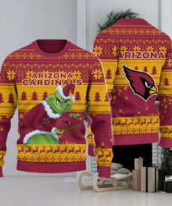 Arizona Cardinals Grinch Ugly Christmas Sweater