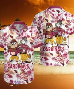 Arizona Cardinals Hawaiian Shirt Taz and Bugs For NFL Team