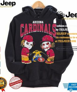 Arizona Cardinals NFL Halloween Peeing Funny Shirt