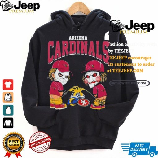 Arizona Cardinals NFL Halloween Peeing Funny Shirt