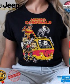 Arizona Cardinals NFL Horror Characters Movie Hippie Halloween Shirt