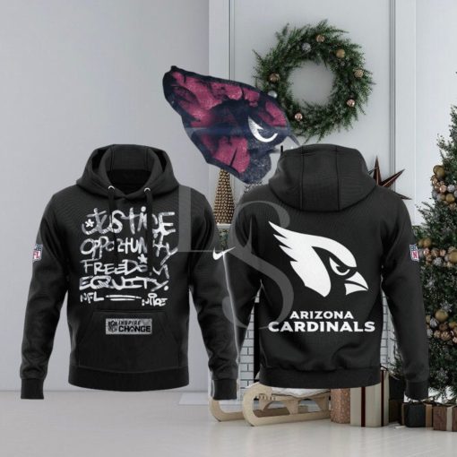 Arizona Cardinals NFL Justice Opportunity Equity Freedom Hoodie 3D