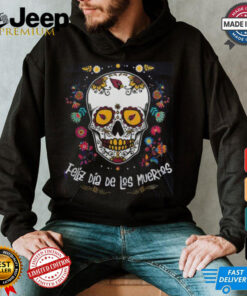 Arizona Cardinals Skull Dia De Los Muertos 2024 T Shirt