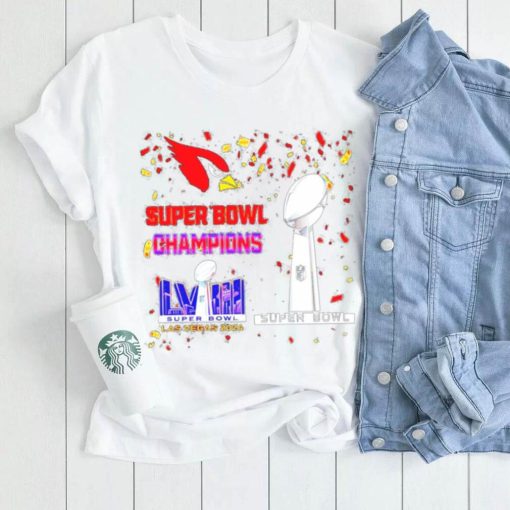 Arizona Cardinals football Super Bowl Champions Las Vegas 2024 logo shirt