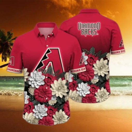 Arizona Diamondbacks MLB Flower Hawaii Shirt And Tshirt For Fans