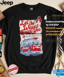 Arizona Diamondbacks let the waves carry you to Margaritaville Bus Waves shirt