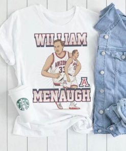 Arizona NCAA Men's Basketball William Menaugh Official 2023 2024 Post Season Shirt