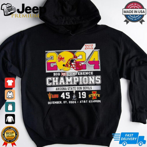 Arizona State Sun Devils 2024 big 12 conference champions beat Iowa State shirt