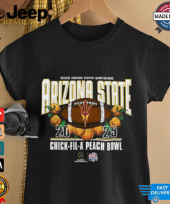 Arizona State Sun Devils Blue 84 College Football Playoff 2025 Peach Bowl T Shirt