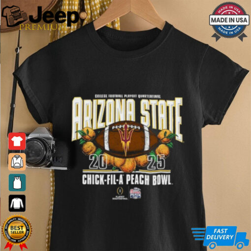 Arizona State Sun Devils Blue 84 College Football Playoff 2025 Peach Bowl T Shirt
