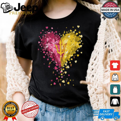 Arizona State Sun Devils Crystal Heart Shirt