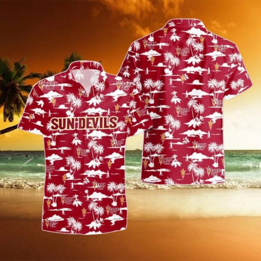 Arizona State Sun Devils Hawaiian Shirt Trending Summer Aloha Shirt For Fan