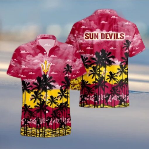 Arizona State Sun Devils Palms Tree Hawaiian Shirt