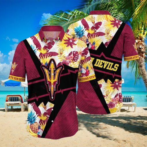 Arizona State Sun Devils Summer Camps Aloha Shirt, NCAA Hawaiian