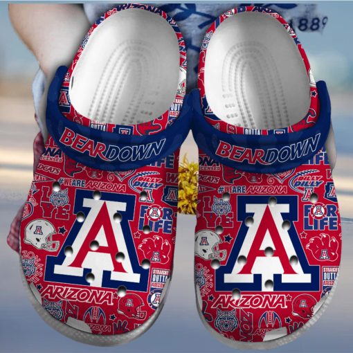 Arizona Wildcats NCAA Sport Crocs Crocband Clogs Shoes Comfortable For Men Women and Kids – Footwearelite Exclusive