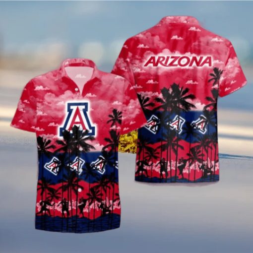 Arizona Wildcats Palms Tree Hawaiian Shirt