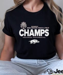 Arkansas Razorbacks 2024 SEC Women’s Indoor Track & Field Champions Locker Room Shirt