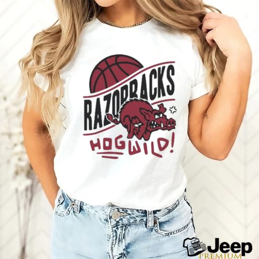 Arkansas Razorbacks Basketball Hog Wild 2023 2024 Shirt