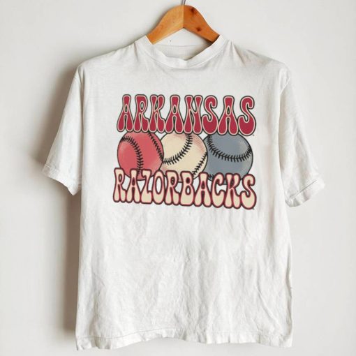 Arkansas Razorbacks Comfort Colors Baseball T Shirt