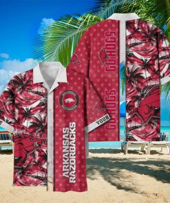 Arkansas Razorbacks Custom Name Aloha Shirt Trending Summer Hawaiian Shirt For Fans