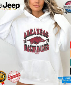 Arkansas Razorbacks Field Arched Wordmark T Shirt