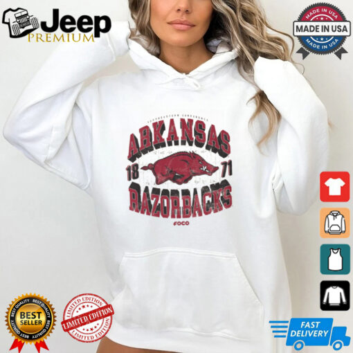 Arkansas Razorbacks Field Arched Wordmark T Shirt