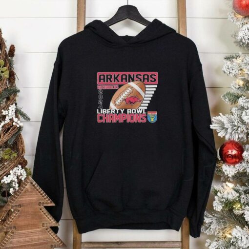 Arkansas Razorbacks Football 2024 Liberty Bowl Champions Bound Logo shirt