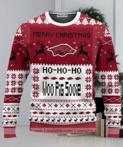 Arkansas Razorbacks Merry Christmas Ugly Christmas Sweaters