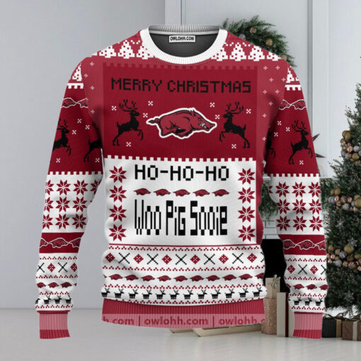 Arkansas Razorbacks Merry Christmas Ugly Christmas Sweaters