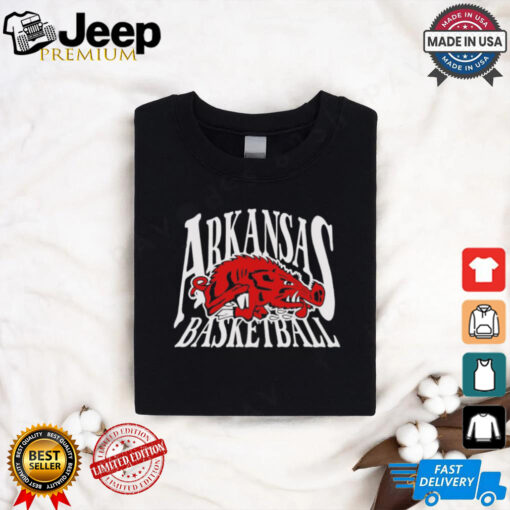 Arkansas Razorbacks basketball NCAA logo graphic shirt