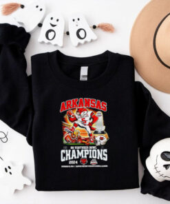 Arkansas State Red Wolves 2024 68 Ventures Bowl Champions mascot shirt