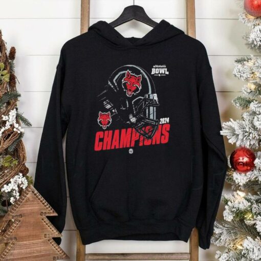 Arkansas State Red Wolves Football 68 Ventures Bowl Champions 2024 Helmet Logo NCAAF Bowl Games 2024 2025 T Shirts