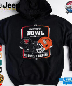 Arkansas State Red Wolves Vs Bowling Green Falcons 2024 68 Ventures Bowl Head To Head Shirt