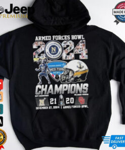 Armed Forces Bowl Champions Navy Midshipmen 21 20 Oklahoma Sooners Final Score Shirt