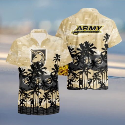 Army Black Knights Palms Tree Hawaiian Shirt