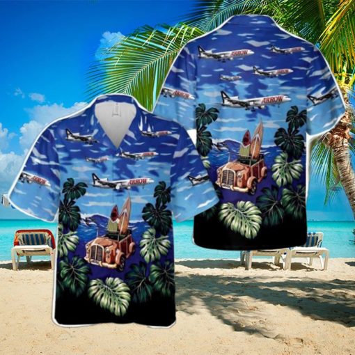 Arrow Air Lockheed L 1011 200(F) Tristar Hawaiian Shirt Summer Holiday Gift