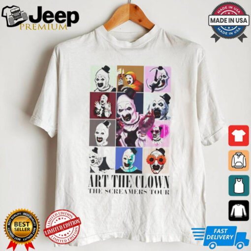 Art The Clown The Screamers Eras Tour shirt