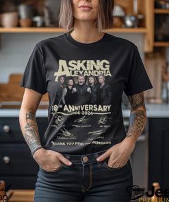 Asking Alexandria 18th Anniversary 2006 2024 Thank You For The Memories T Shirt