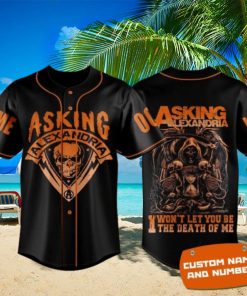 Asking Alexandria I Won’t Let You Be The Death Of Me Custom Baseball Jersey