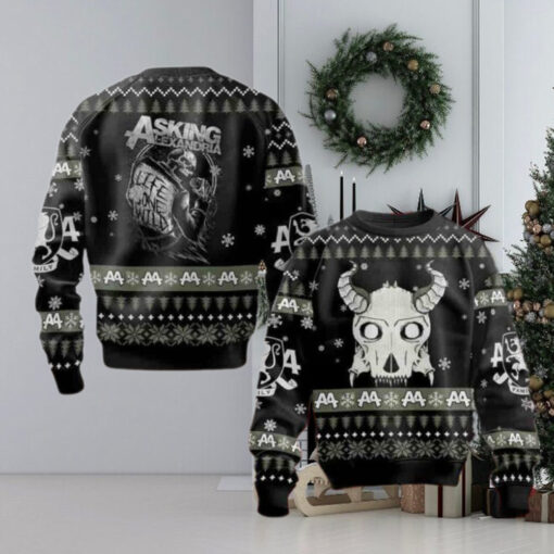 Asking Alexandria Rock Band Christmas Sweater Chirstmas Gifts 2024 Xmas For Family And Friends Ugly Sweater