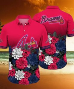 Atlanta Braves MLB Flower Hawaii Shirt And Tshirt For Fans