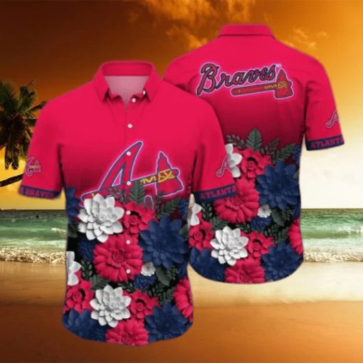 Atlanta Braves MLB Flower Hawaii Shirt And Tshirt For Fans